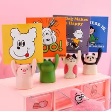 Sharkbang 귀여운 돼지 개구리 동물 사진 메모 카드 클립 홀더, 책상 명함, 결혼식 장소 카드 클립, 노트 스탠드 홀더