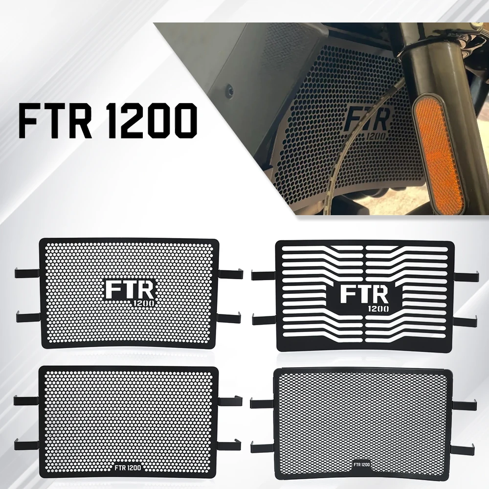 Фото Решетка радиатора мотоцикла, комплект защиты масляного радиатора для INDIAN FTR1200S FTR1200R FTR1200 FTR 1200 S R CARBON RALLY SPORT 2019-2025 №1