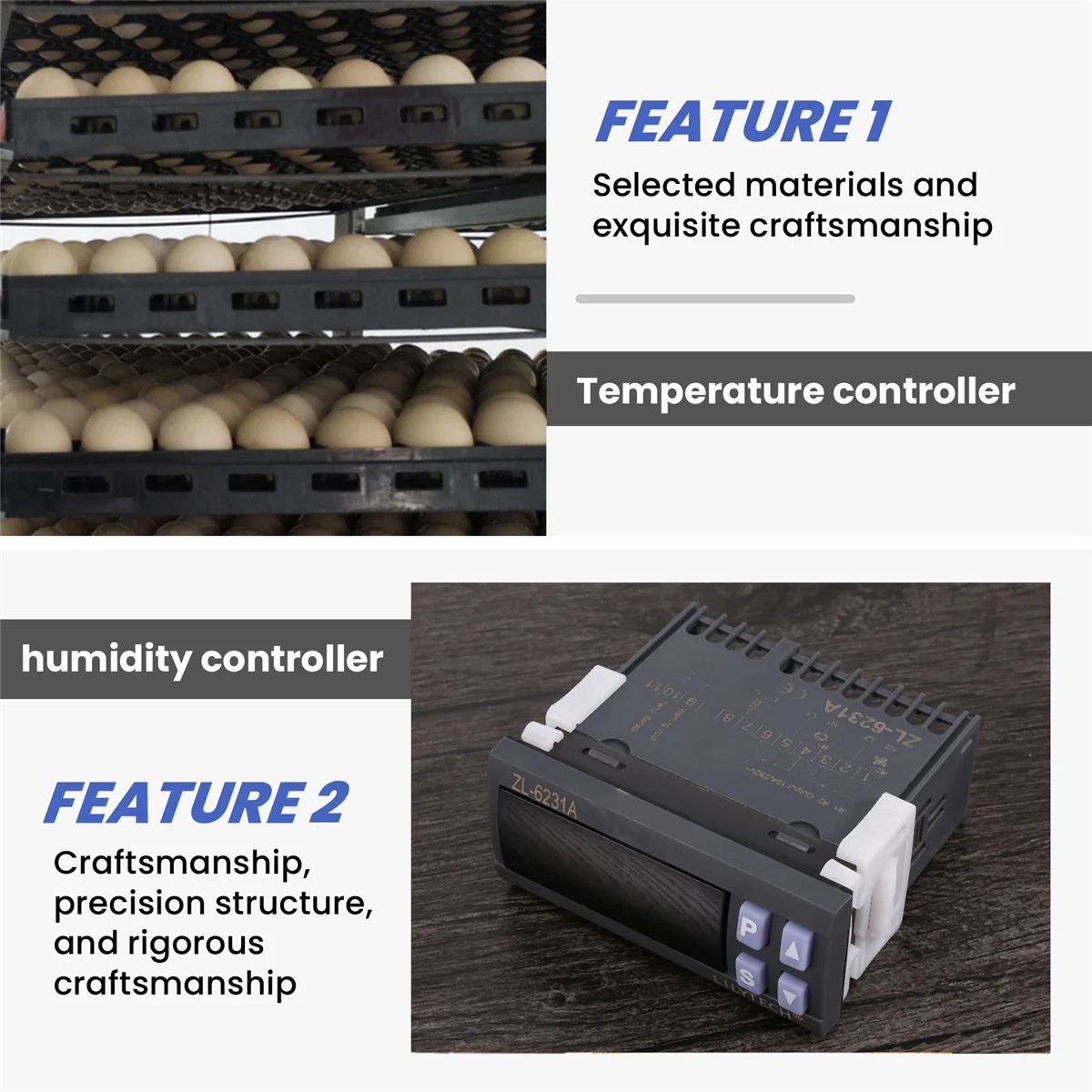-6231A Контроллер инкубатора Многофункциональный термостат