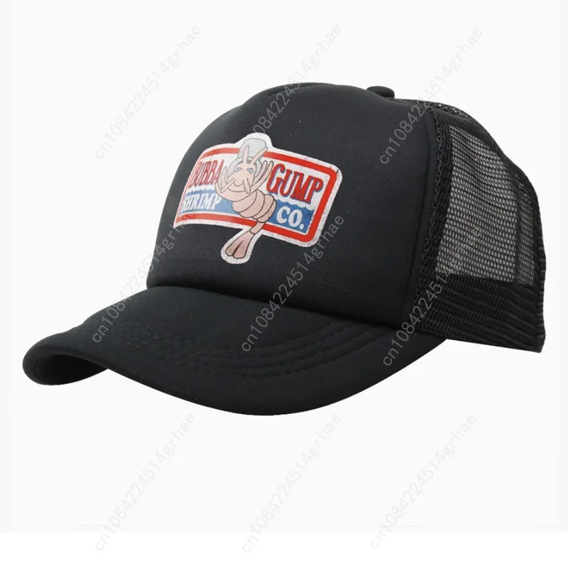 Фото Компания Outdoor Forrest Bubba Gump Red Cap Shrimp CO. Бейсболка в стиле Форреста Гампа для косплея, с принтом и вышивкой, спортивная кепка №5