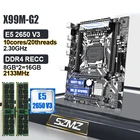 Комплект материнской платы X99 LGA2011 V3 с процессором E5 2650 V3 и памятью 16 ГБ DDR4 REG ECC, разблокированный Turbo Boost