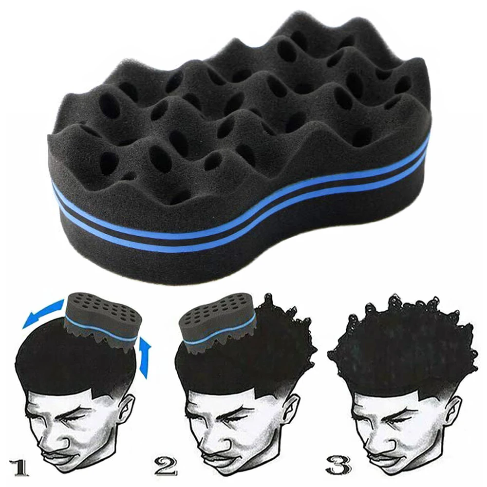 Двухсторонняя волшебная губка для укладки волос