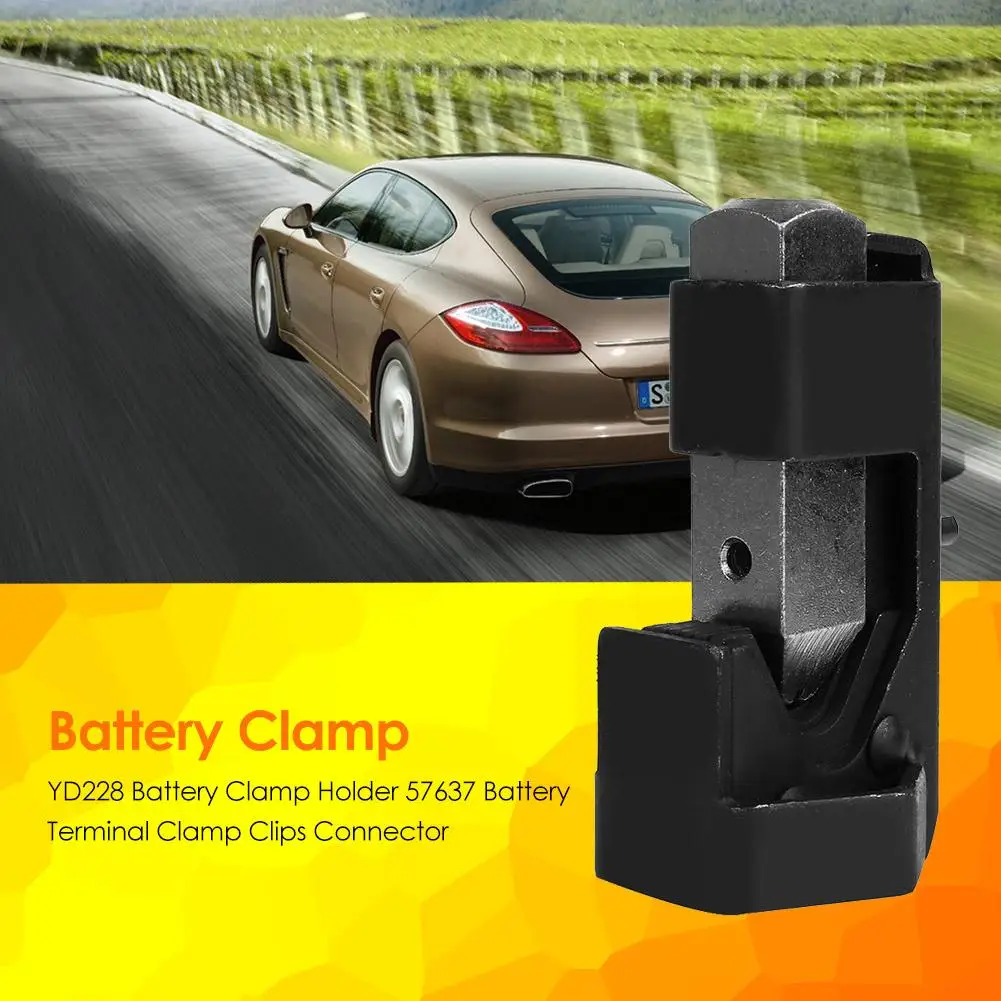 

YD228 57637 Battery Clamp Holder Battery Terminal Clamp Wire Clips Connector Connect Wires and Battery Firm and Close