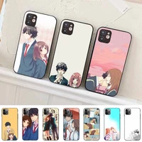toplbpcs ao haru ride love lovely anime phone case for iphone 11 12 13 mini pro max 8 7 6 6s plus x 5 se 2020 xr xs funda case