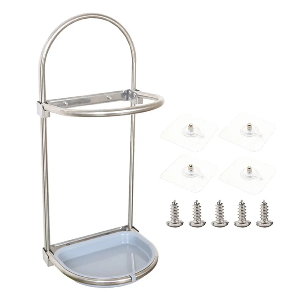 

Wall Mounted Home Long Short Portable Stainless Steel Dormitory Office Drain Holder Umbrella Storage Rack Keep Dry Easy Install