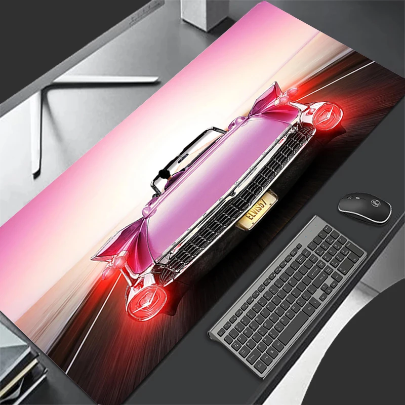 

Fashion Cadillac Car HD Custom Game Mousepad XXL Gaming Accessories Keyboard Anti-skid Mouse Pad Office Rubber Soft Desktop Mat