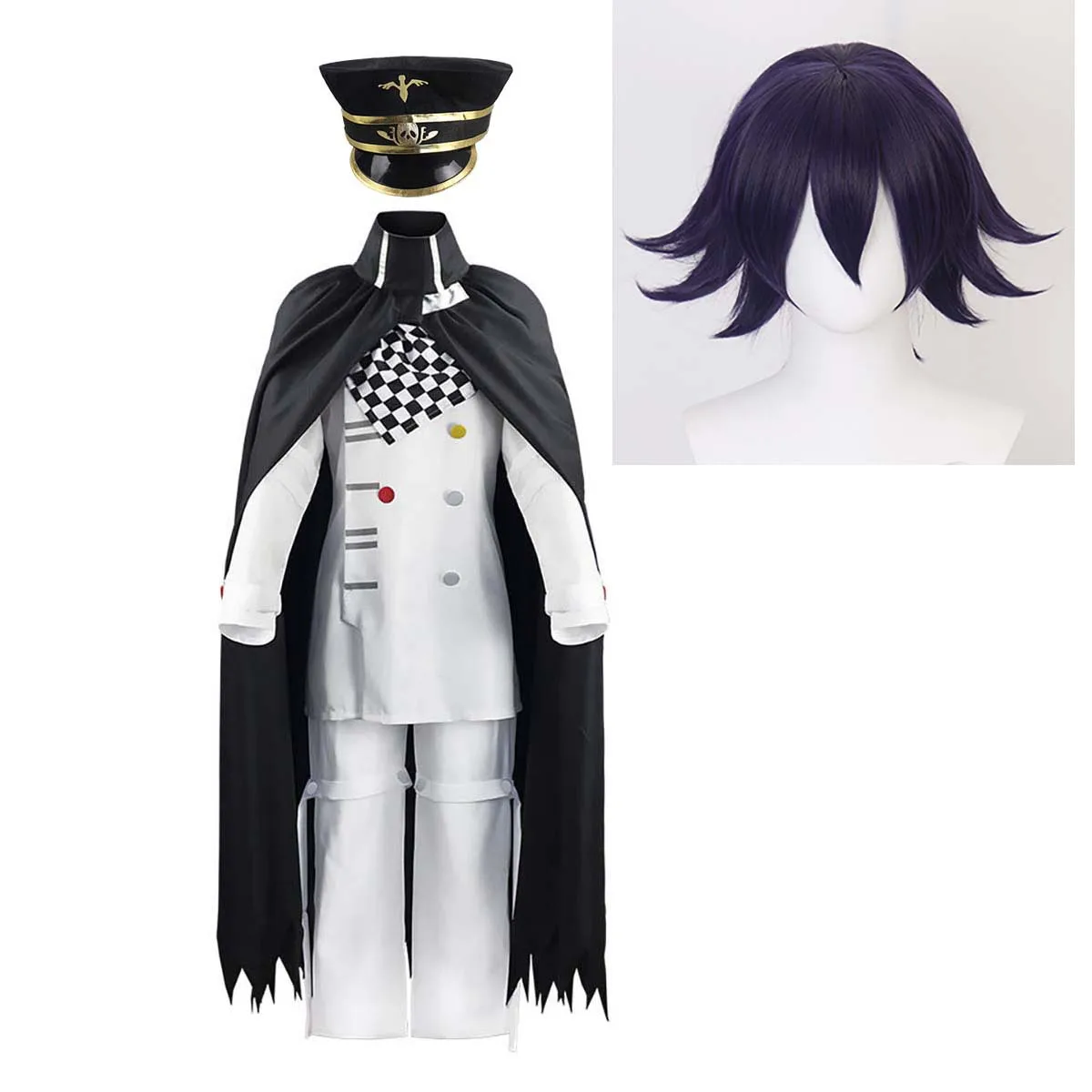 Хэллоуин Карнавал Вечеринка Игра Danganronpa V3 Президент Кокочи Ома Косплей Костюм