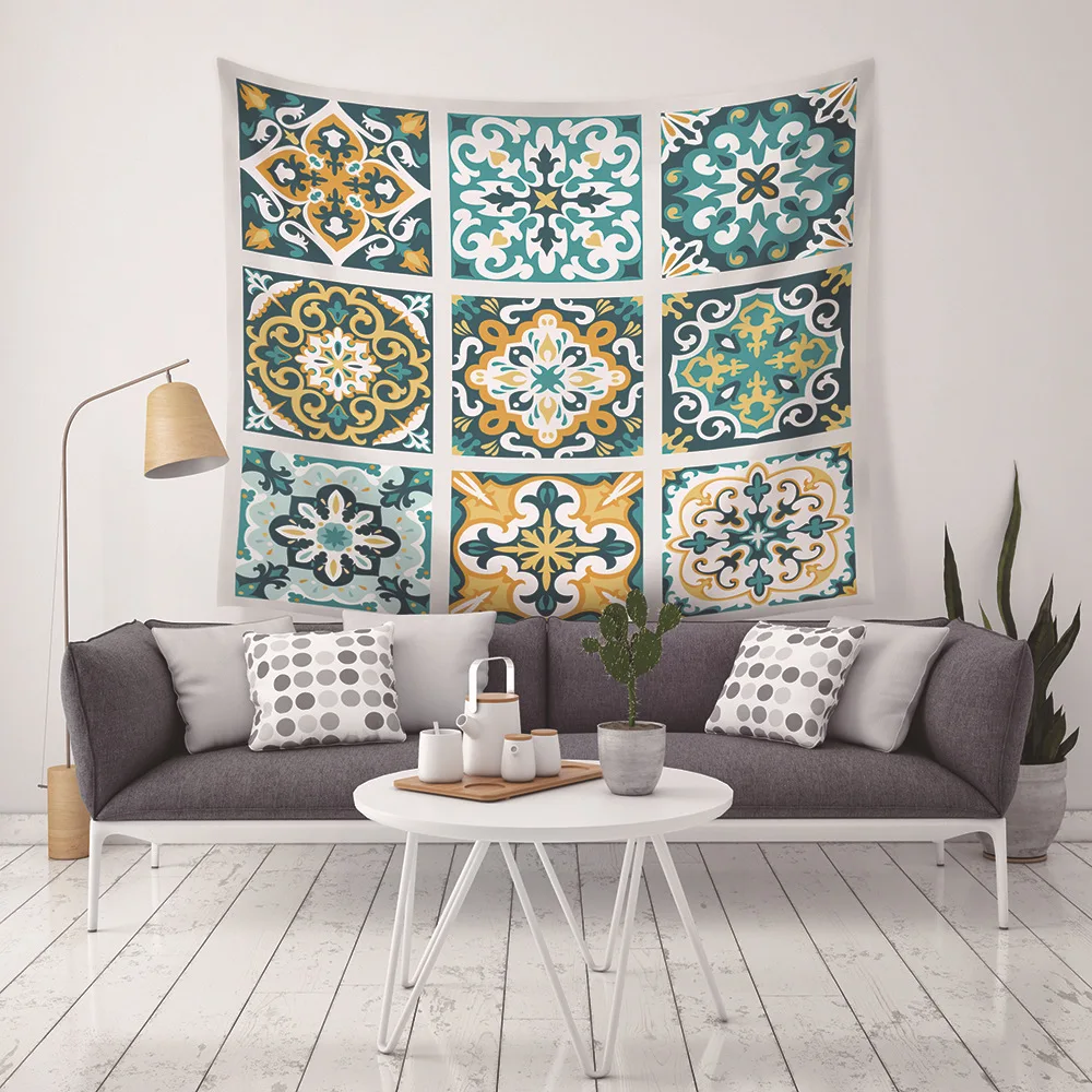 

Fancy wall paintings tapestry wall handing kawaii room decor wall decor tapestry blanket aesthetic Yoga Beach Towel Blanket