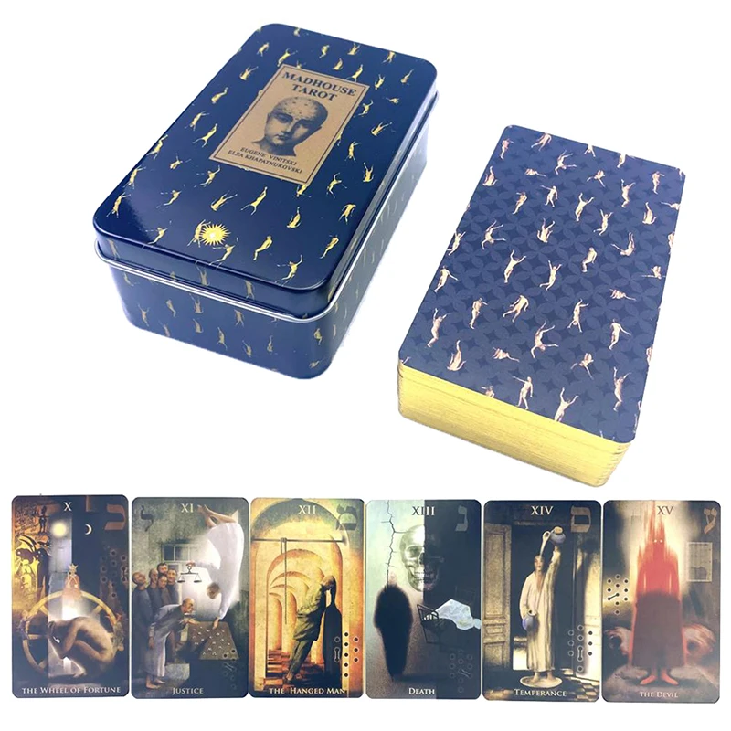 Фото Таро "Made House": набор карт для предсказаний с железной коробкой "Fortune Telling on" Таро "Made House": набор карт для предсказаний с железной коробкой "Fortune Telling on"