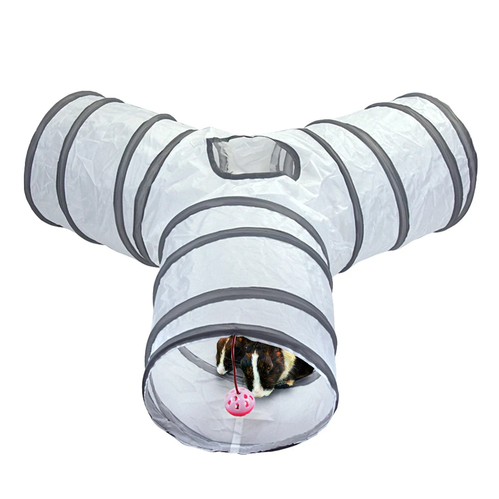 Комнатные детские игрушки складная кошачья пещера мерцающие туннели с