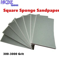 2 20pcs 70x110mm square sponge sandpaper 300 3000 grit fine polishing sanding paper abrasive tools high quality sandpaper block