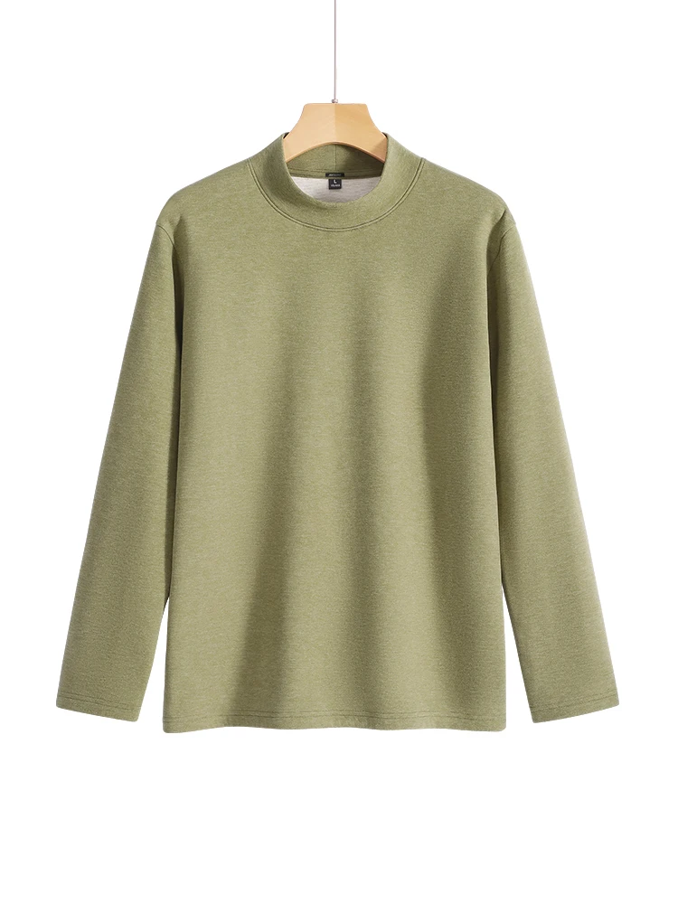 JR Zhenvis рубашка с длинными рукавами мужская зимняя новая двусторонняя флисовой