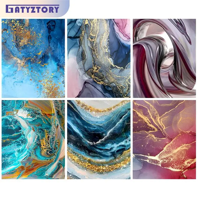 

GATYZTORY Full Drill Diamond Painting Landscape 5D Diamond Mosaic Scenery Embroidery Creative Hobbies Paintings On The Wall