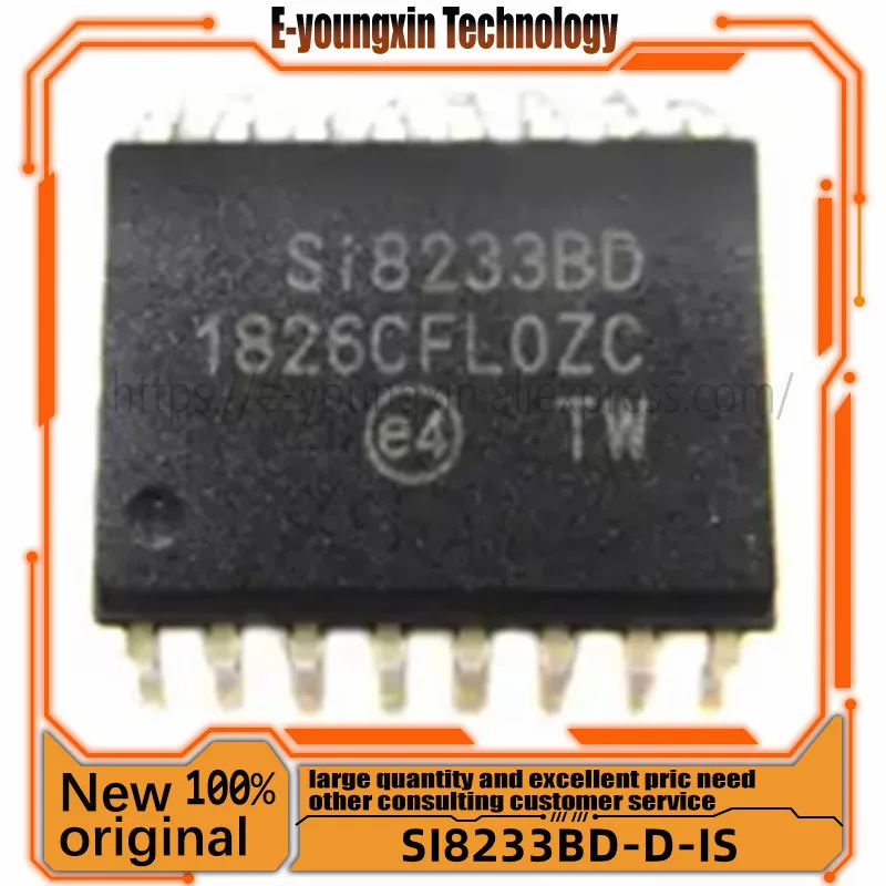 

10PCS/LOT SI8233BD SI8233BD-D SI8233BD-D-IS SI8233BD-D-ISR SOP16 100% New Spot stock