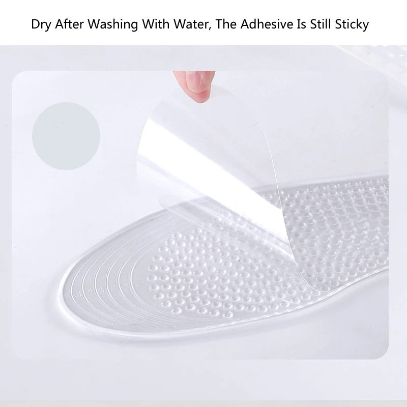 Soft Silicone Gel Insoles for Shoes Men Women Plantar Fascitis Pain Relief Insoles for Feet Comfort Massage Running Shoe Sole