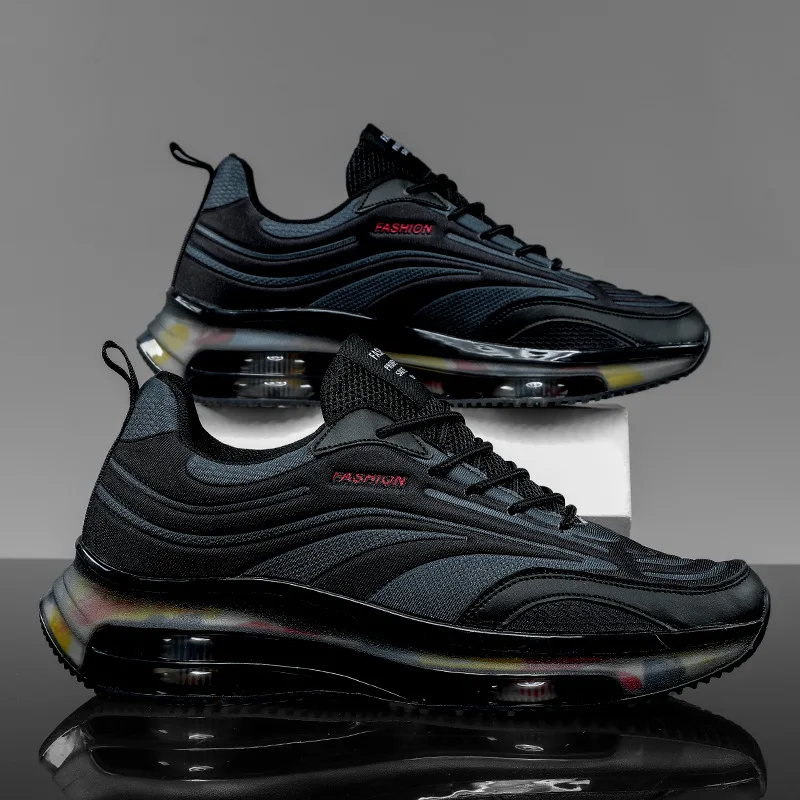 

Male Sneakers Casual Air Cushion Jogging Sport Shoes 2022 Autumn Comfort Running Trainers Platform Shoes for Men Tenis Masculino