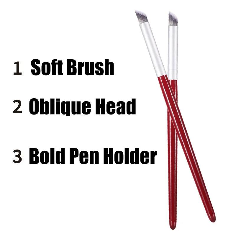 

1Pc Professional Nails Art Brush Oblique Mouth Halo Dye Brush Acrylic UV Gel Coating Painting Pen DIY Manicure Accessories Tool
