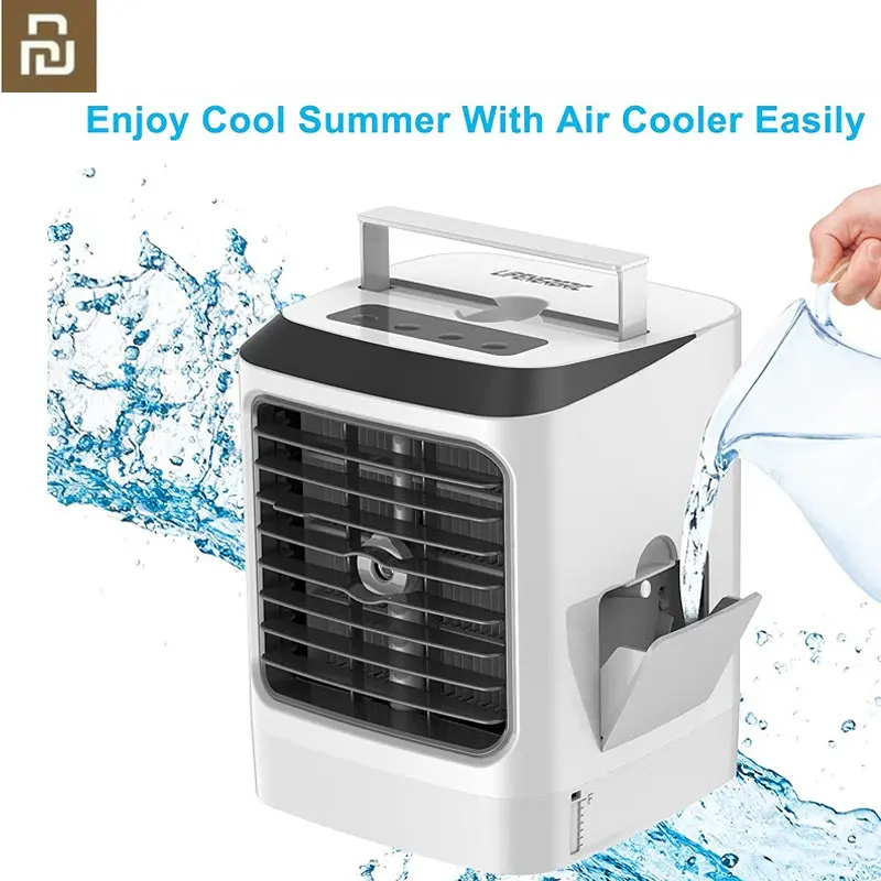 

YOUPIN USB Mini Refrigeration Air Conditioner Water Cooler Household Air Cooler Portable Humidification Desktop Electric Fan