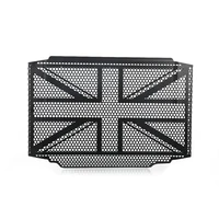 motorcycle accessories radiator grille guard cover protector moto protection aluminium black brand new part for trident 660 2021