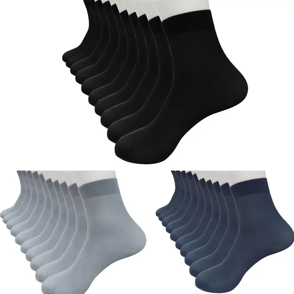 

Pairs / Lot Bamboo Fiber Men Socks Casual Anti-Bacterial Breatheable Comfortable Men's Crew Sweat Socks High Quality Sock