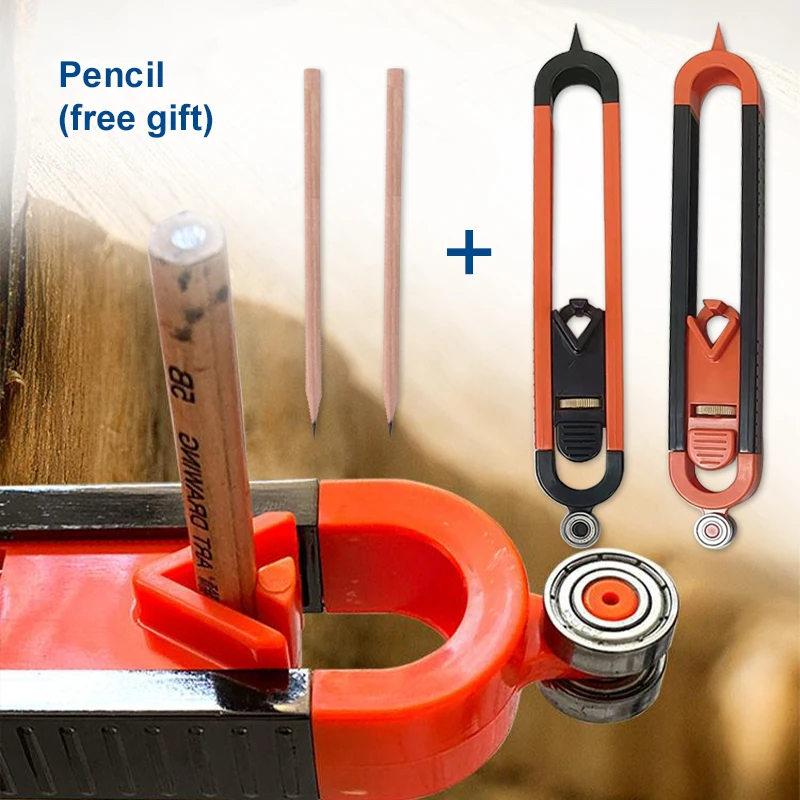 

Profile Scribing Ruler Contour Gauge With Lock Adjustable Locking Precise Woodworking Measuring Gauge Measurement Tool In Stock