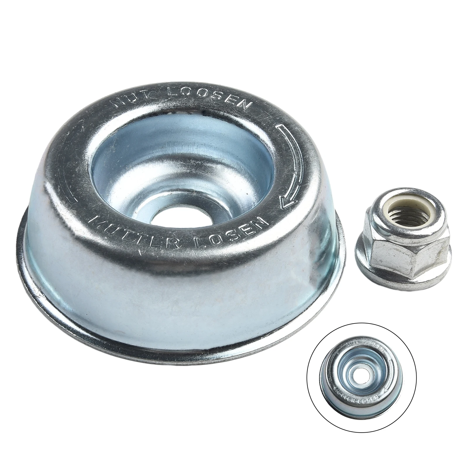 Защитная крышка беговой пластины + гайки для кустореза Motor Sense FS 36 40 44 85 90 120 км