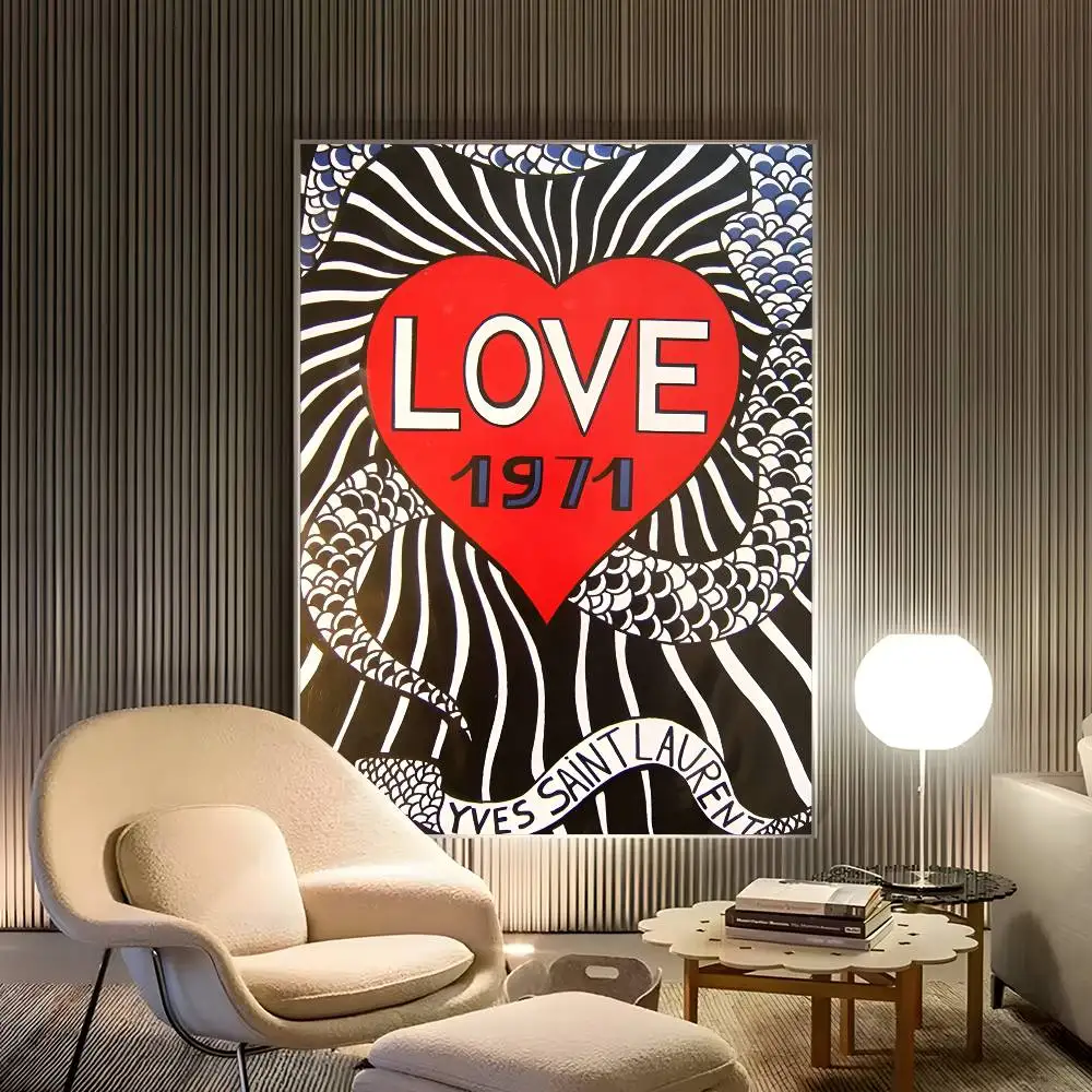 

Настенный постер Yves Saint Laurent-Love