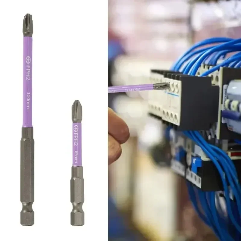 1/2 шт. 65 мм 110 магнитная специальная шлицевая крестовая отвертка из легированной