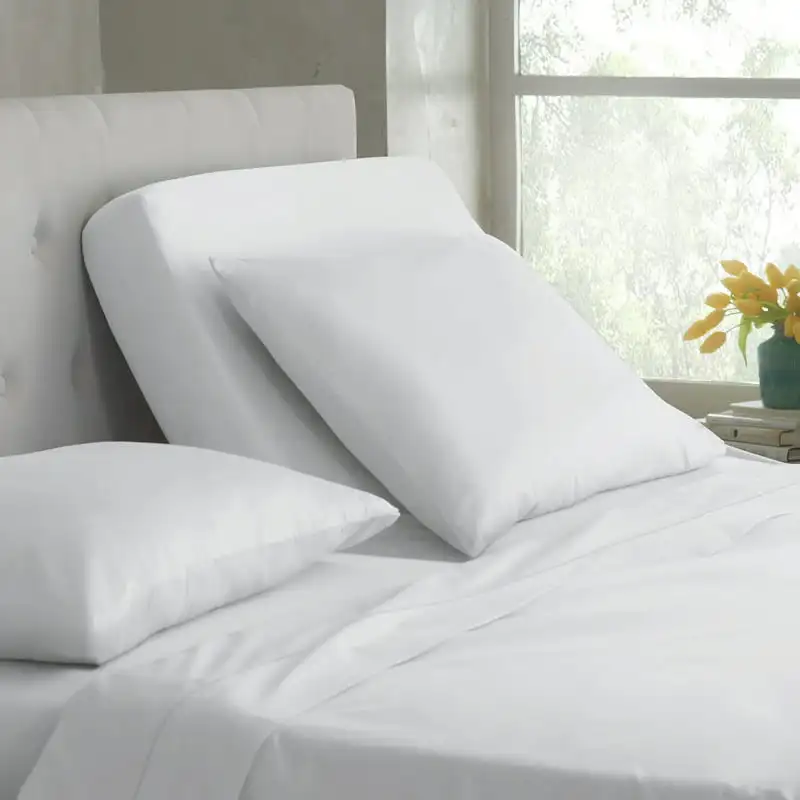 

Split King White Sheet Set For Adults