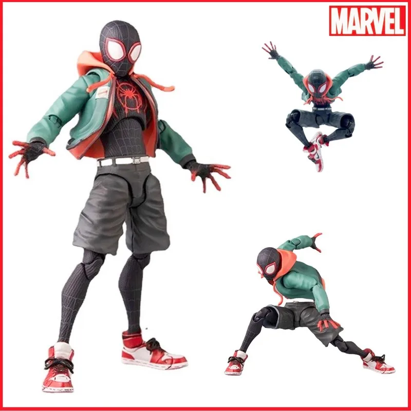 

ML Legends Spider Man Across the Spider-Verse Action Figure SV SHF Spiderman Miles Morales PVC Figures Action Toys Figurine Gift