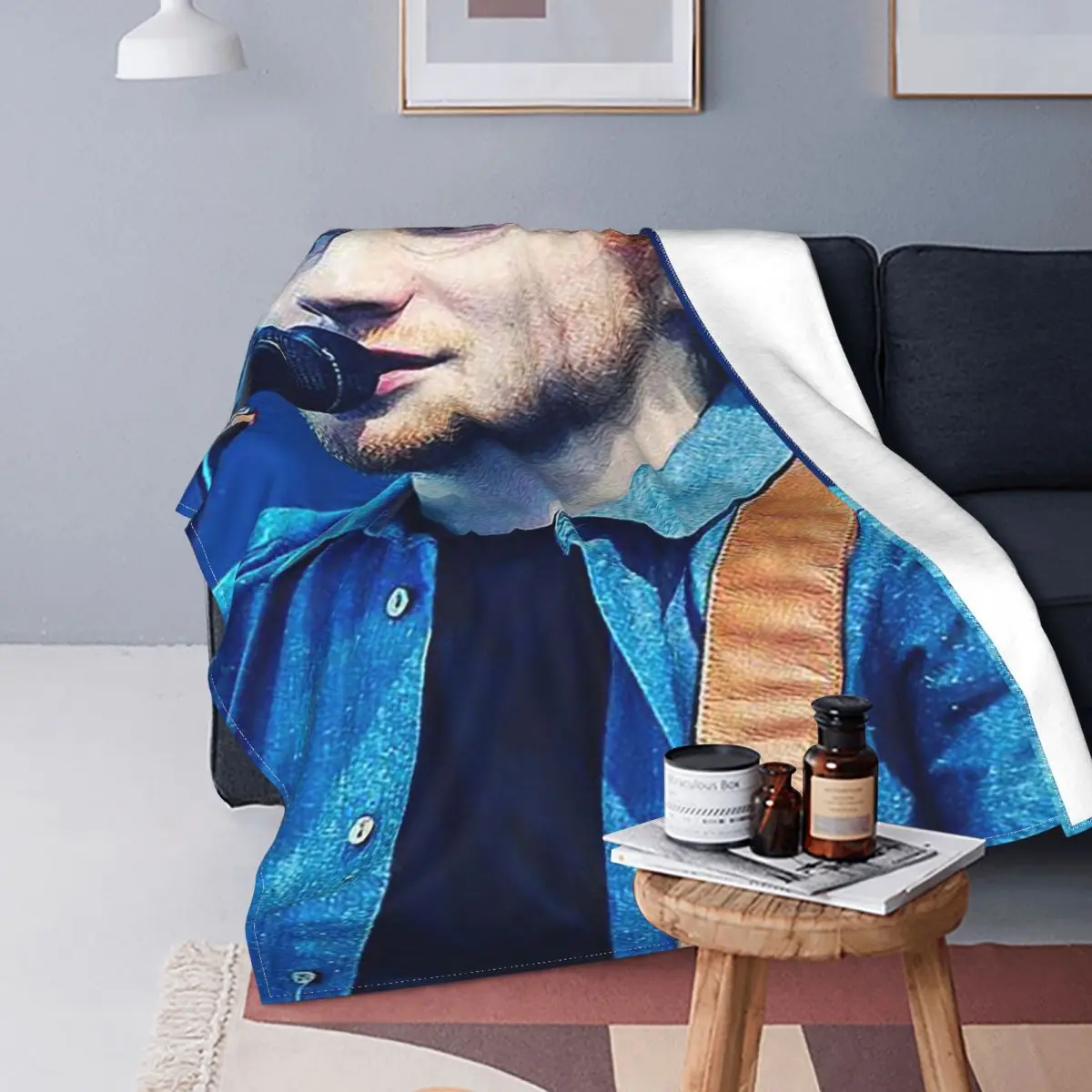 

Одеяло Ed Sheeran, Фланелевое, текстиль, Декор, искусство, подарок, портативный легкий плед, одеяло для дома, путешествия, постельное белье