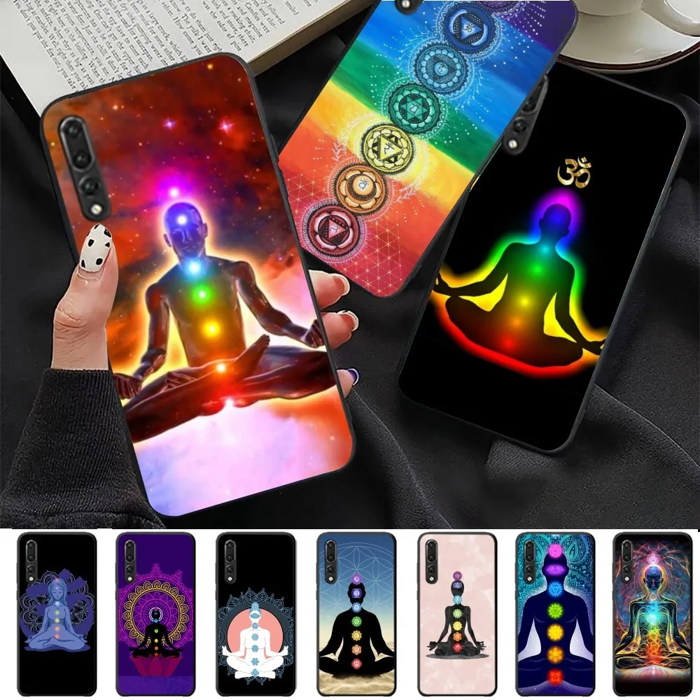 

Mandala Chakra Yoga Phone Case For Huawei P 8 9 10 20 30 40 50 Pro Lite Psmart Honor 10 lite 70 Mate 20lite