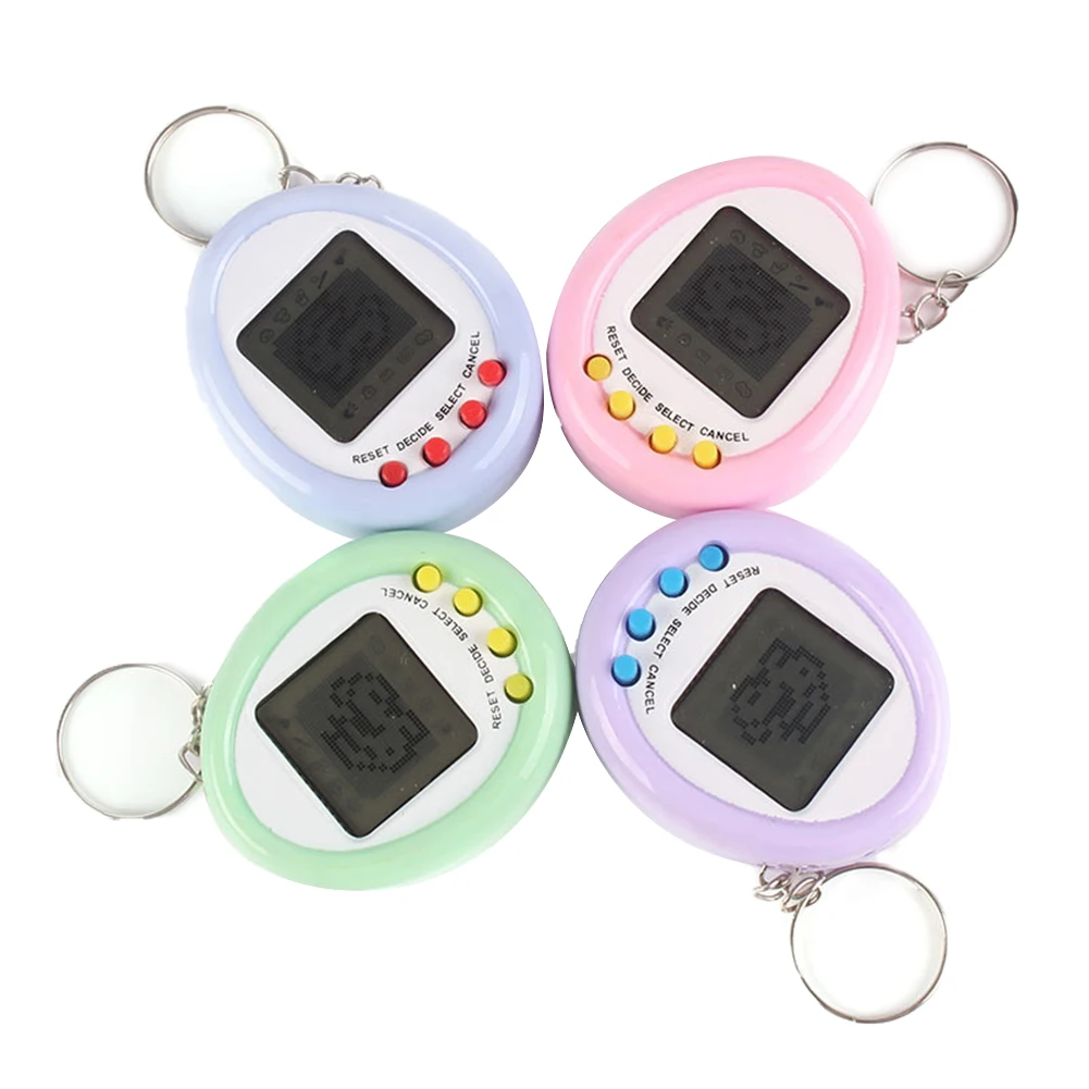 

Electronic Pets Game Toys Nostalgic Pet In One 168 Animals Funny Game Machine Keychain Ornament for Kids Adults Toys Gift