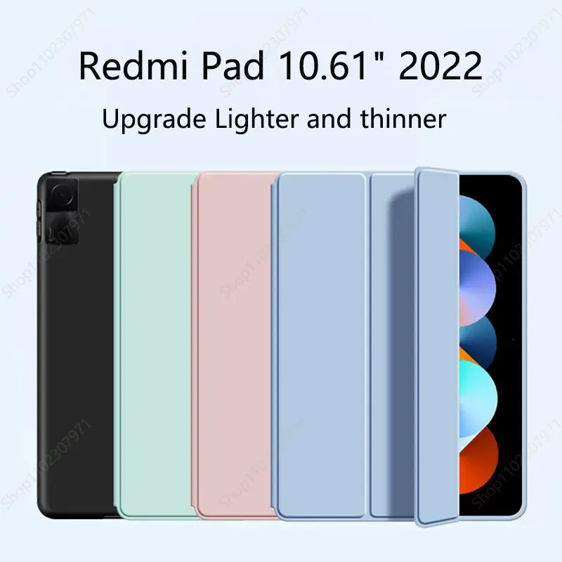 

For XIAOMI Redmi Pad 10.61" 2023 Xiaomi MiPad 6 Mi Pad 6 Pro Flip Stand Silicone Protective Cover Redmi Pad 10.61'' Magnet Case