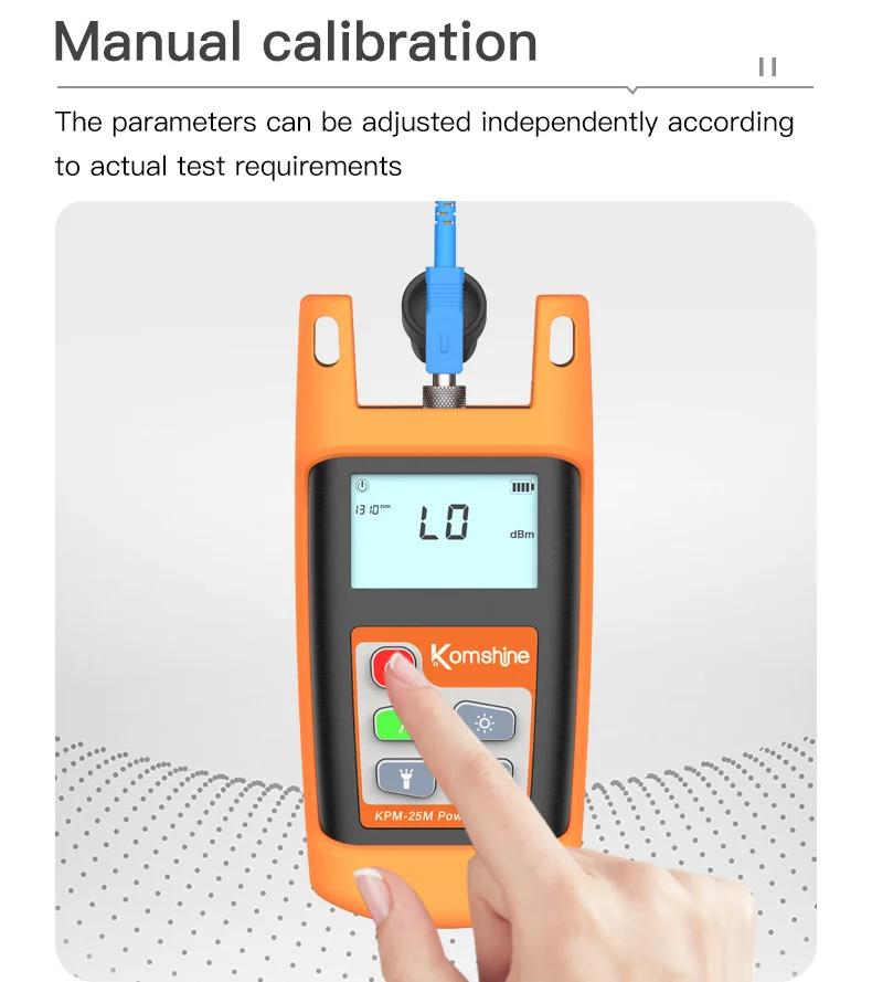 Новинка 2023 года диапазон измерений KPM-25M -70 ~ + 6 дБм и -50 26 измеритель оптической
