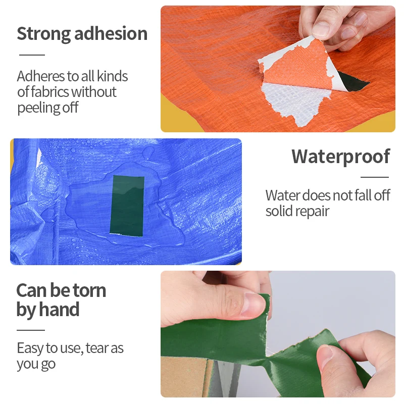 Сверхпрочная многофункциональная зеленая лента для трубопроводов с