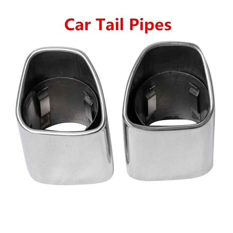 

Car Accessories Exhaust Tip Stainless Steel Auto Exhaust Pipe Muffler Tip Car Tail Pipe Fit For VOLVO XC90 XC60