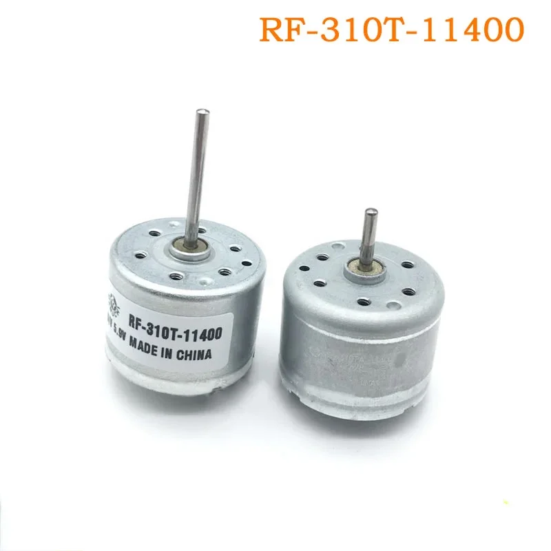 Фото Mabuchi круглый мини RF-310T-11400 длинная ось для вентилятора/ручного генератора двигатель микро двигатель постоянного тока 3 В-6 В 6400 об/мин аксессуары для игрушечной модели №1