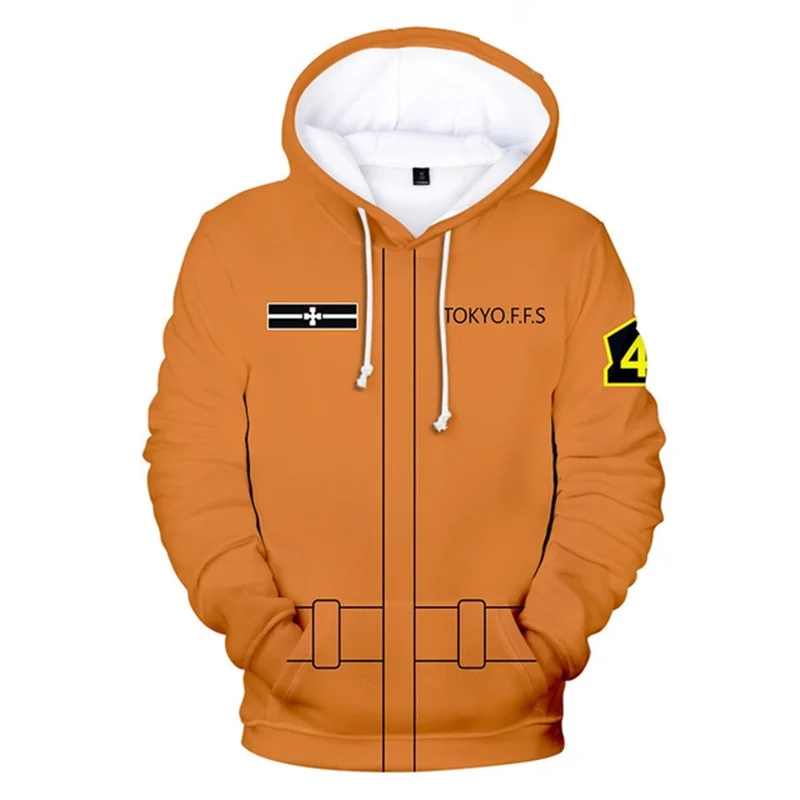 

2023 New 3D Print Hoodies Anime Fire Force Men Long Sleeves Women Pullover Cartoon Hoodie Streetwear Autumn Sweatshirts Coat