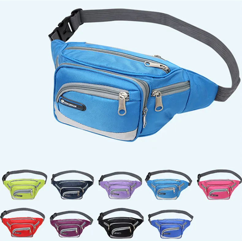 

Chest Bag Nylon Waist Bag Women Men's Belt Bag Fashion Bum Bag Travel Purse Bag for Phone Pouch Pocket Hip Bag Waist Pack Male