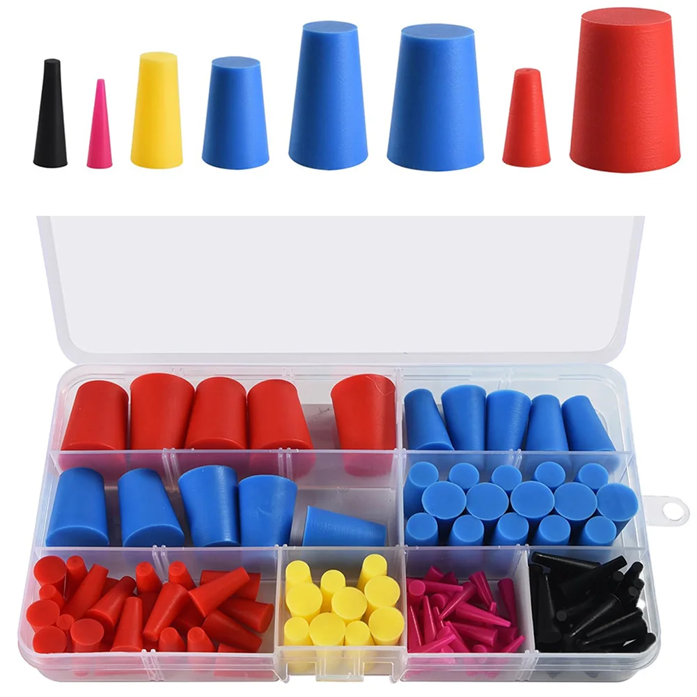 Достатная поставка силиконовых заглушек 125 шт. подходящих для многократного