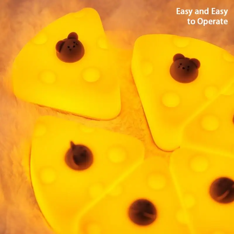 1 ~ 6 компл. сырный ночник прекрасный уникальный дизайн мягкий теплый свет создает