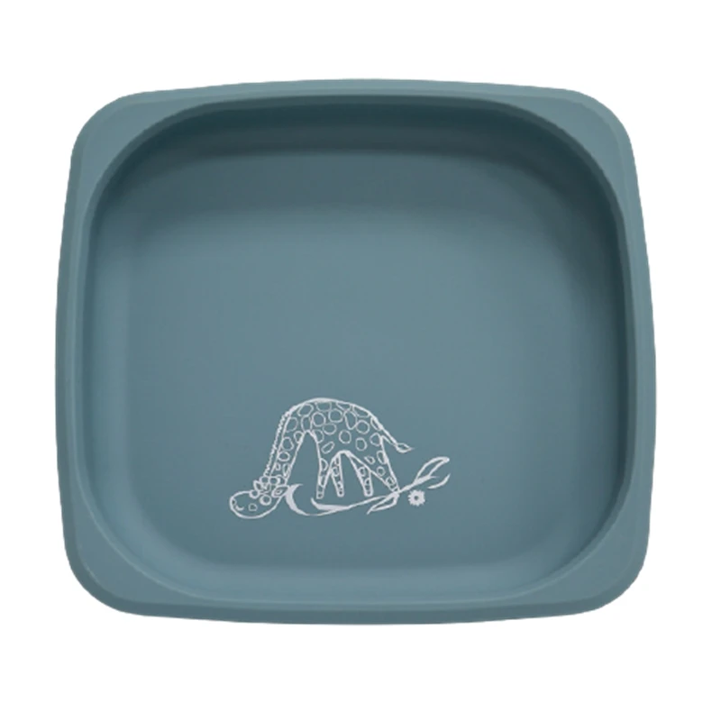 

Food Grade Silicone Square Plate Silicone Children's Plate Multi-Purpose Plate Suction Plate