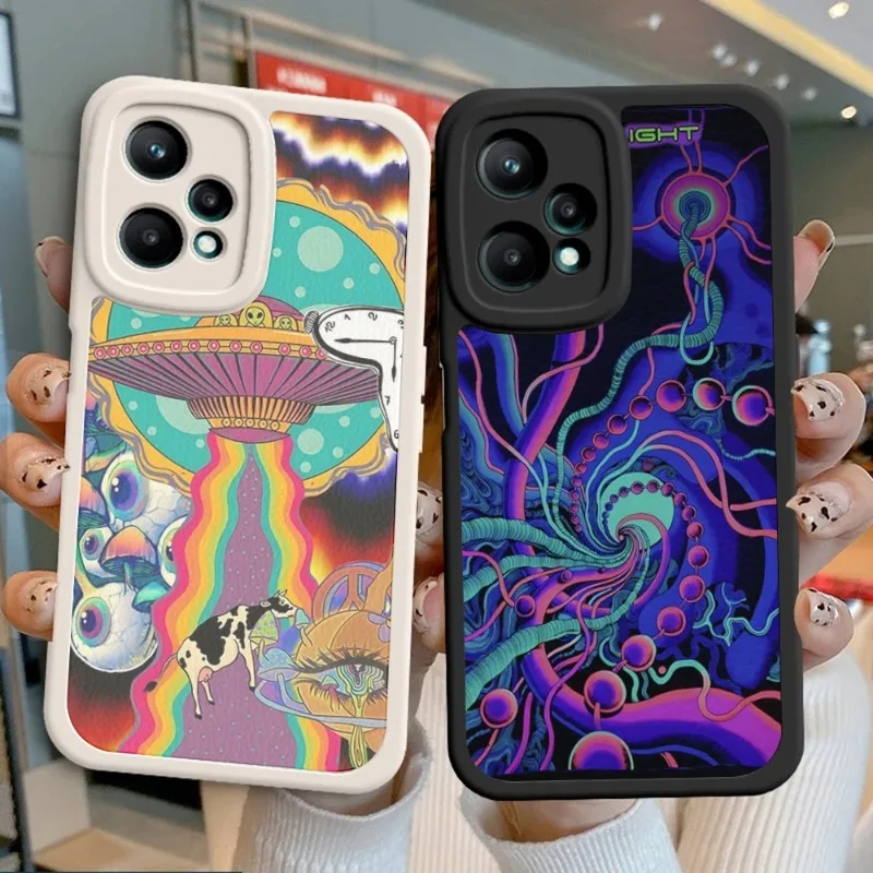

Цветной психоделический чехол для телефона в стиле Триппи для XIAOMI Redmi 12 Note 9 10 Lite 11 Ultra Pro Poco M3 SE Plus X4 GT M4 lambda skine