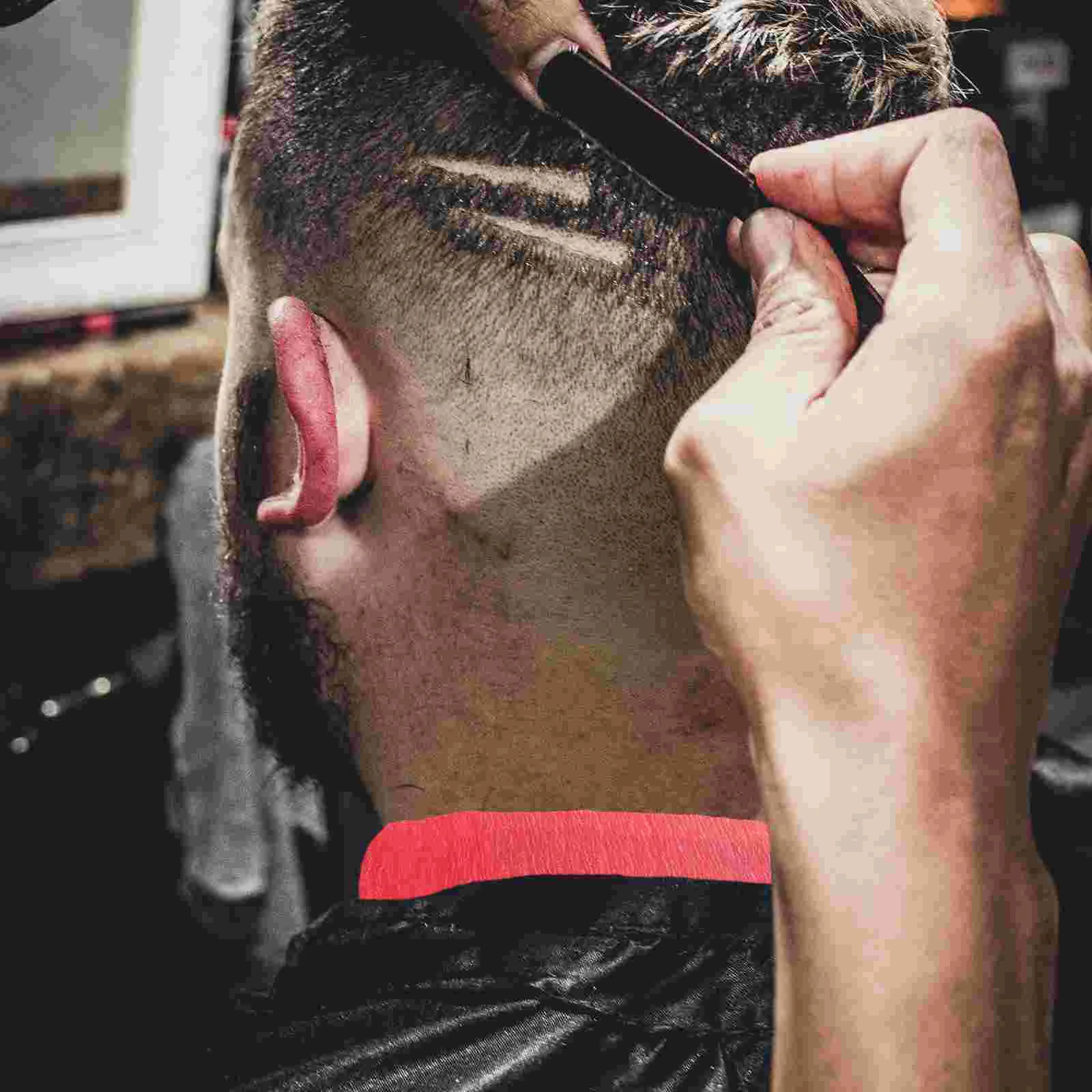 5 рулонов полосок для парикмахерских шеи одноразовые бумажные полоски