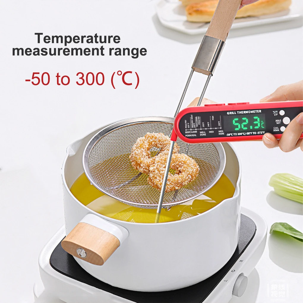 

NEW Food Thermometer Digital Kitchen Bbq Thermometer Meat Water Milk Cooking Probe BBQ Electronic Oven Waterproof Kitchen Tools