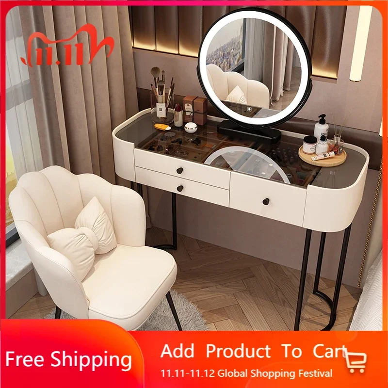

Modern Dressing Table Drawers Wood Console Side Computer Vanity Desk Coffee Tables Cabinet Penteadeira Dresser Furniture