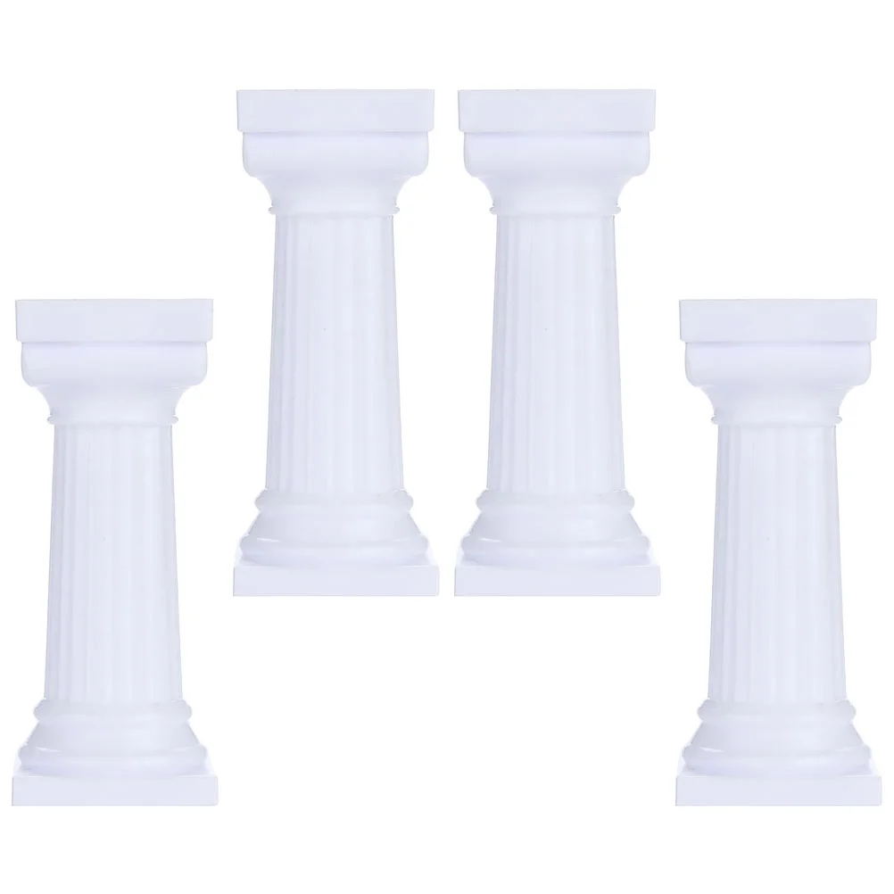 

Cake Column Stand Roman Support Tier Pillars Display Table Desert Holder Cakes Set Wedding Rods Greek Separator Fondant Tiered