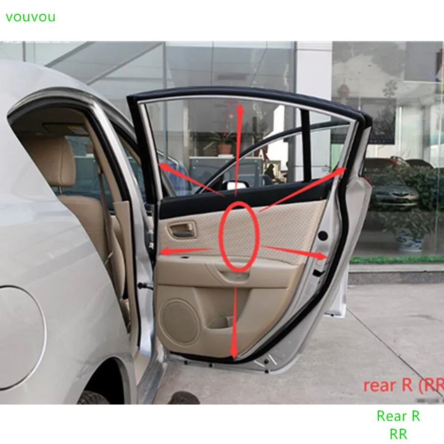 

Автомобильные аксессуары 59-760, уплотнитель двери кузова, резиновое уплотнение для Mazda 3 BK 2004-2019, седан, 4 двери