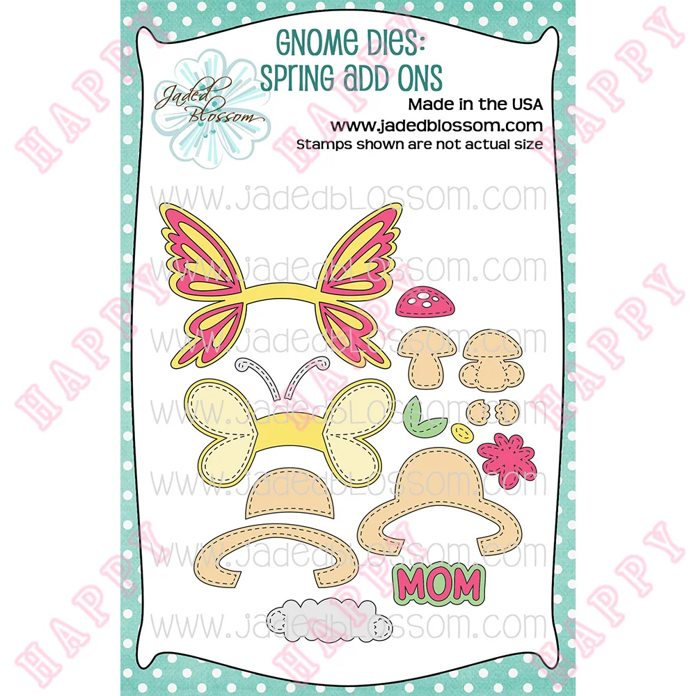 

Arrival New Gnome Spring Add Ons Craft Metal Cutting Dies Mold Scrapbook Cut Die Paper Craft Knife Mould Blade Punch Dies 2022